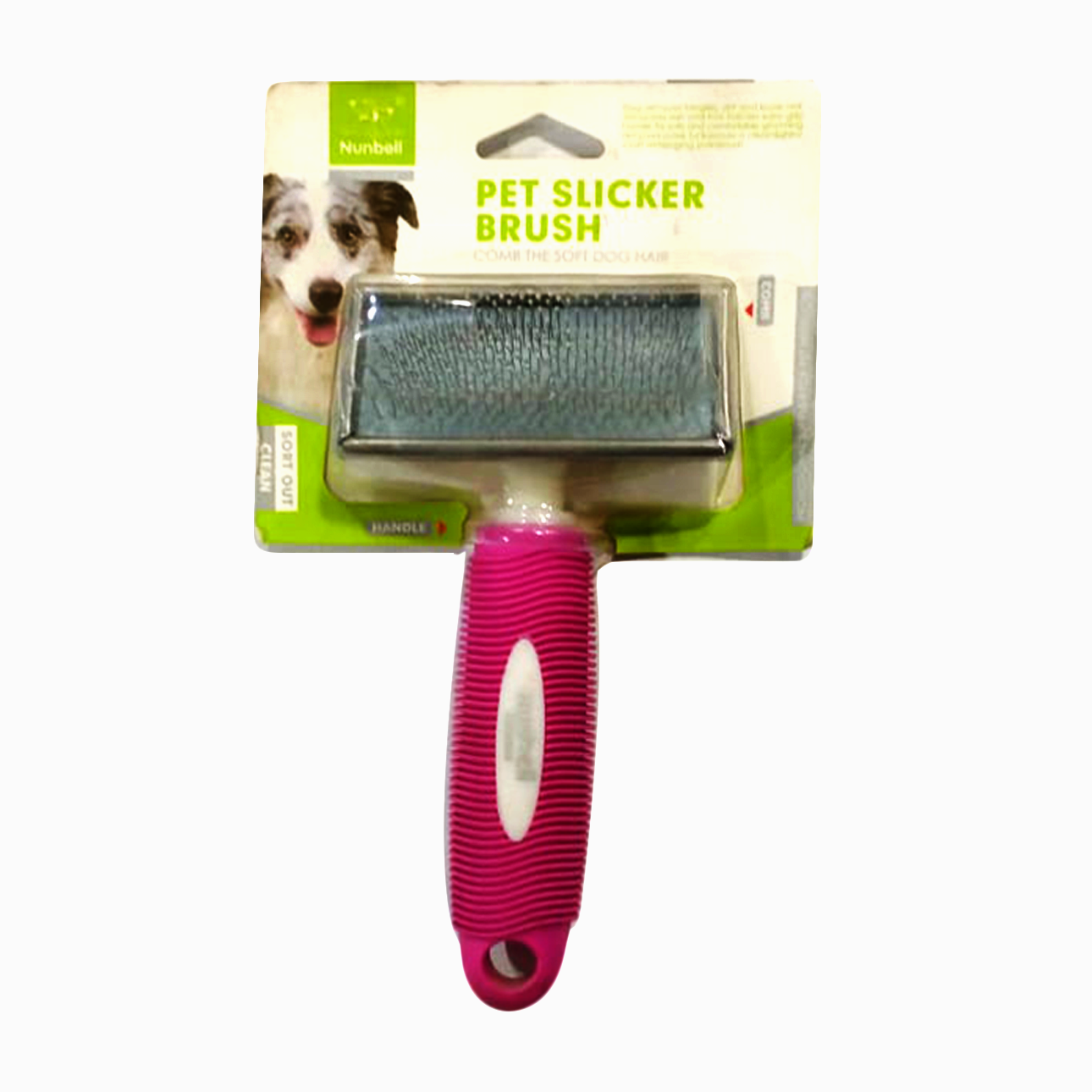 نونبيل مشط فرشاة تنظيف الحيوانات الأليفة
