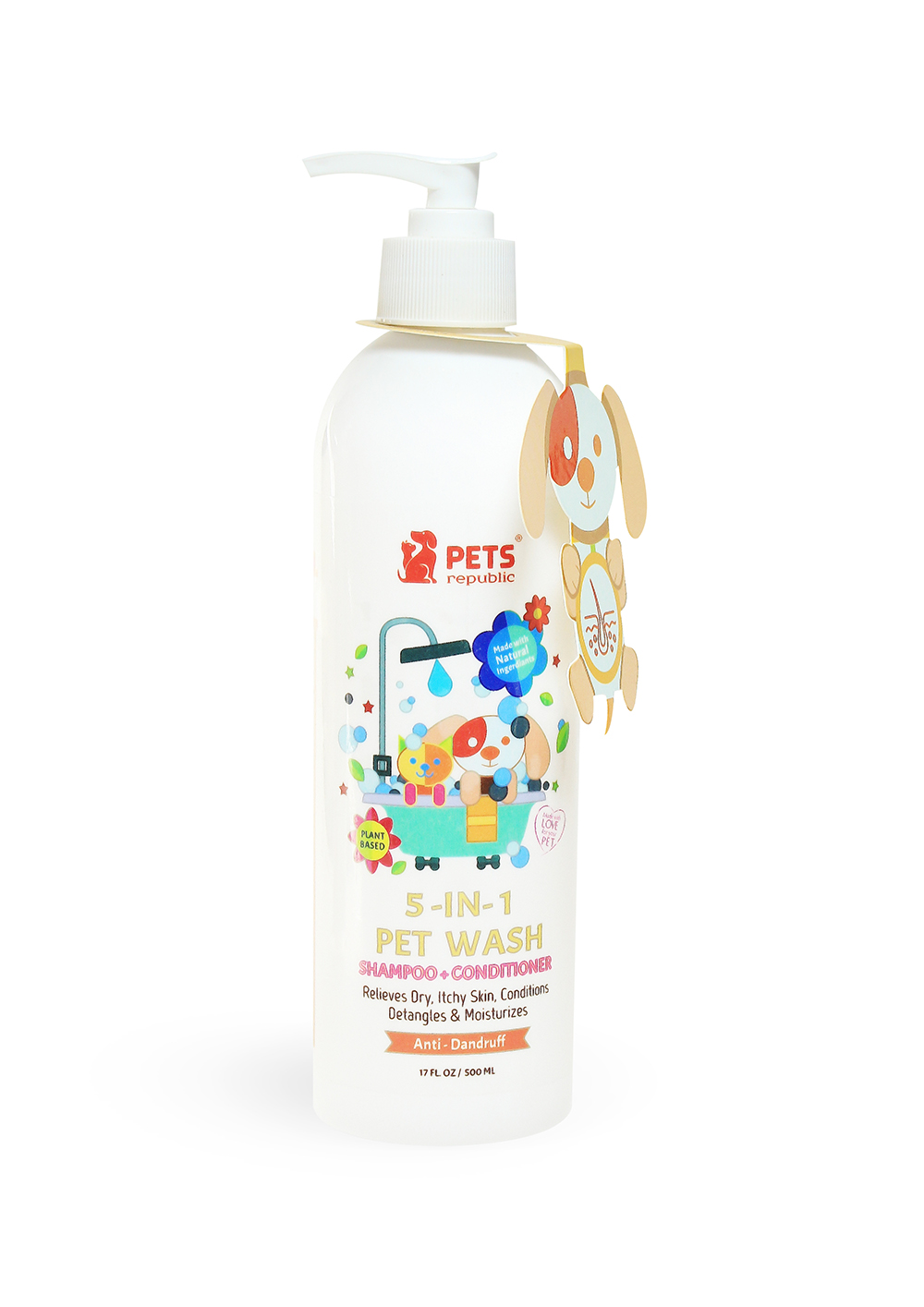 PETS Republic Anti Dandruff Shampoo with Coconut 500 ml