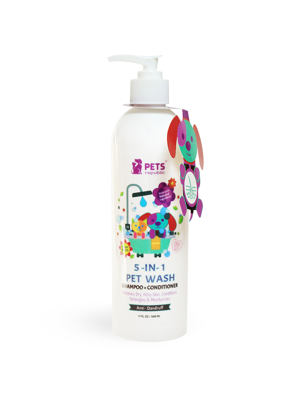 شامبو بيتس ريبابليك المضاد للقشرة 500 مل