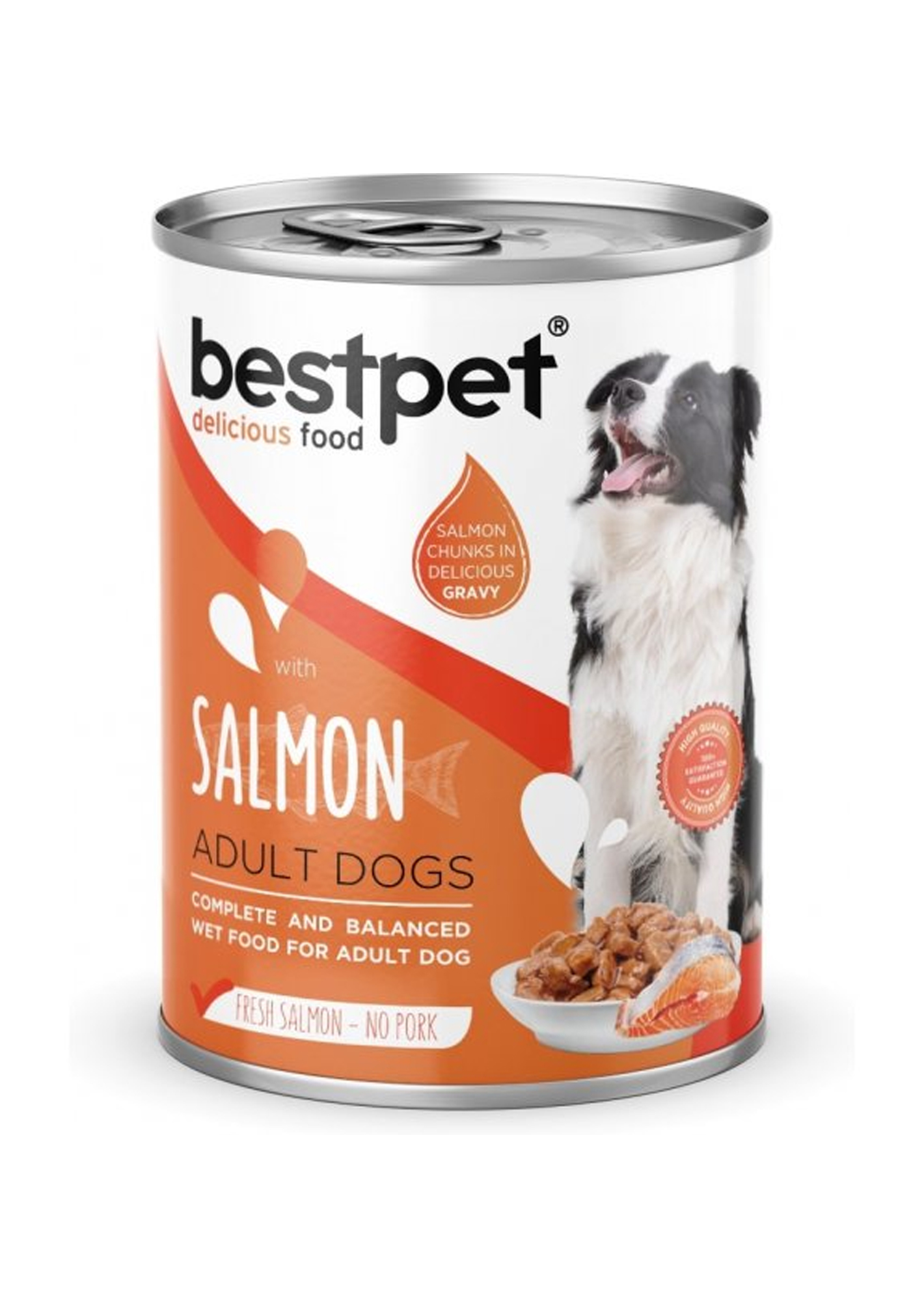 بيست بيت سمك السلمون للكلاب البالغة 400 غرام