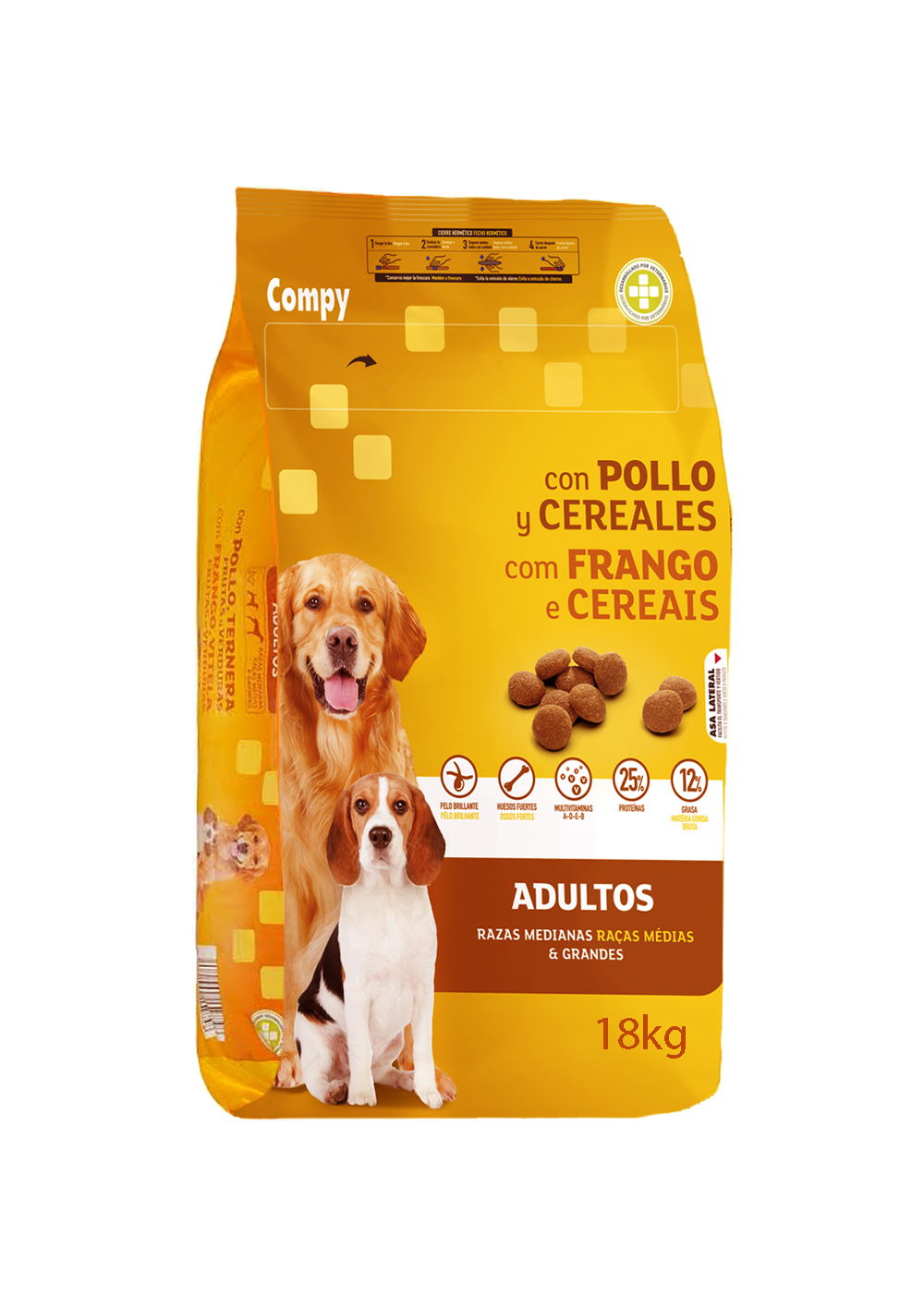 Compy adult for dogs 15 kilo
