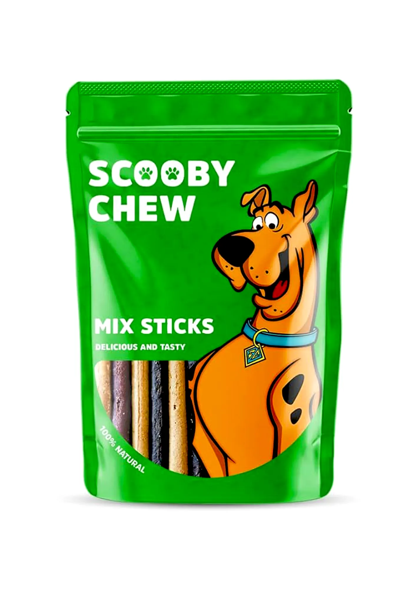 سكوبي  للمضغ ستيكس مشكل