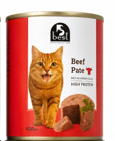 B.best adult cat wetfood with beef 400g