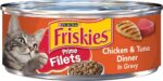 Purina Friskies Prime Filets Chicken &Tuna dinner 156g
