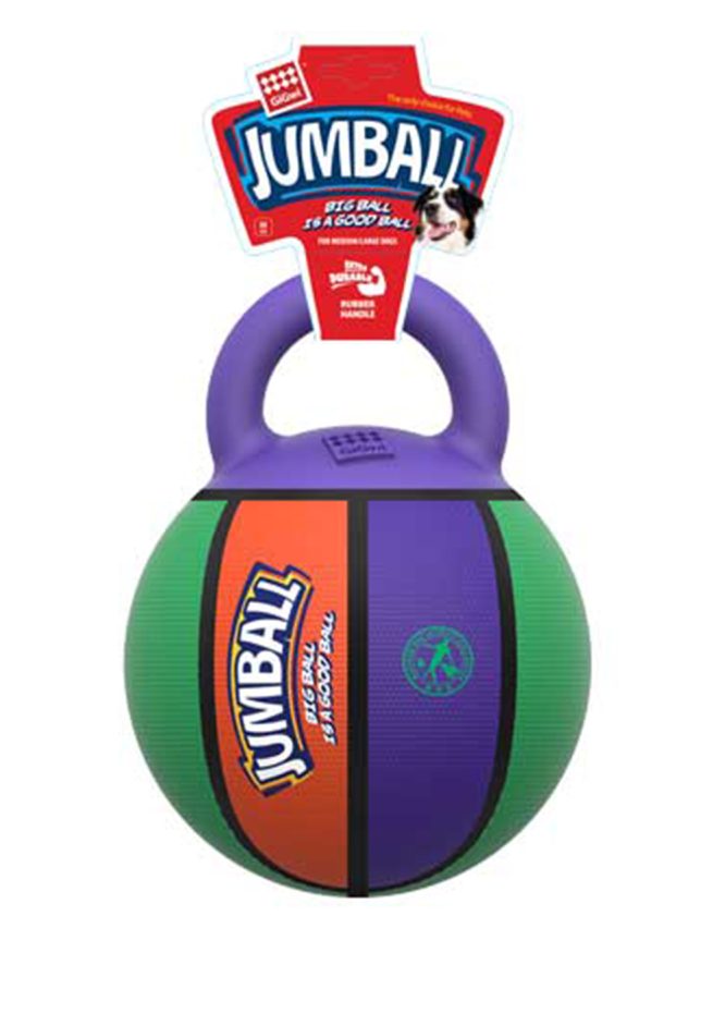 كرة سلة جامبول بمقبض مطاطي